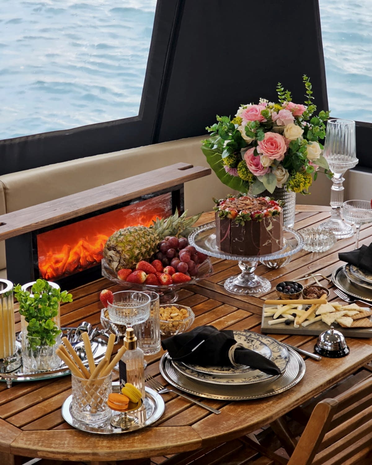 restoran ve helikopterde vip dogum gunu 7